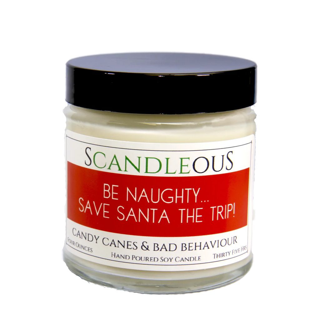 Be Naughty - Save Santa The Trip 4oz Candle