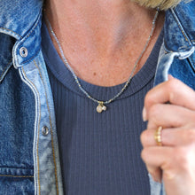 Load image into Gallery viewer, Colette Loop Necklace/ Bracelet- Gold/Labradorite
