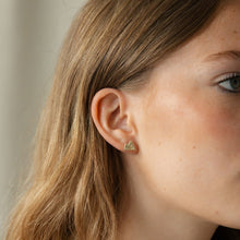 Load image into Gallery viewer, Crest Studs- Gold
