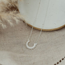 Load image into Gallery viewer, Curved Luck Necklace - Silver

