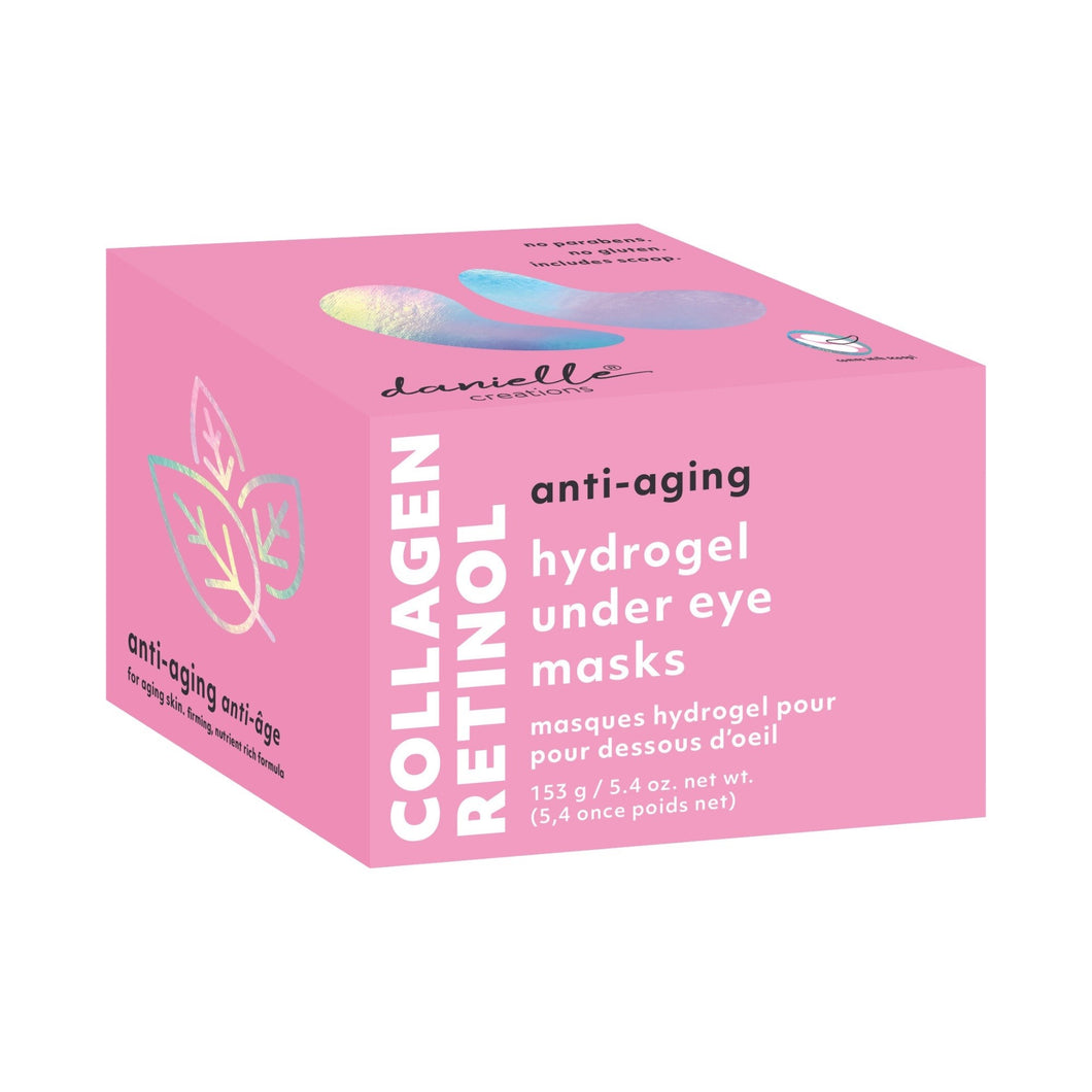 60 Pack Hydrogel Under Eye Masks - Collagen & Retinol
