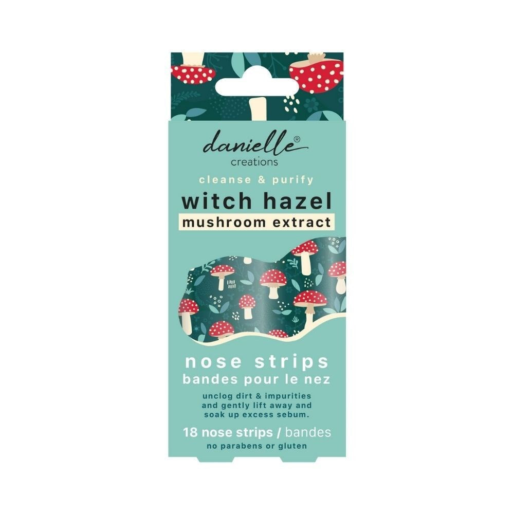 18pc. Mushroom Nose Strips - Witch Hazel & Mushroom