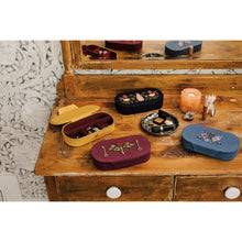 Load image into Gallery viewer, Rose Briar Embroidered Jewelry Box

