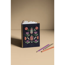 Load image into Gallery viewer, Amulet Ring Bound Embroidered Notebook
