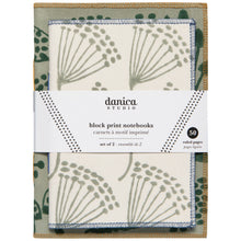 Load image into Gallery viewer, Wildgrove Block Print Notebooks - Set of 2
