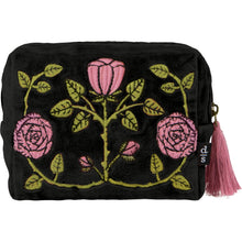 Load image into Gallery viewer, Rose Briar Embroidered Pouch
