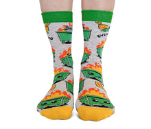 Load image into Gallery viewer, Dumpster Fire Socks- For Her
