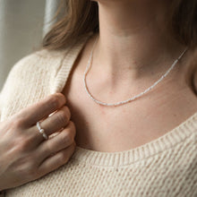 Load image into Gallery viewer, Dainty N Divine Ring- Silver/White Moon/White Pearl

