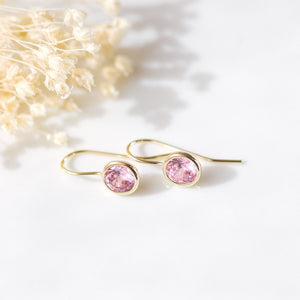 Dazzle Earrings - Gold/Pink