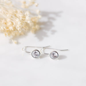 Dazzle Earrings - Silver/Clear