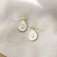 Load image into Gallery viewer, Dewdrop Earrings - Gold/Opalite
