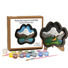 Load image into Gallery viewer, Dog Paw Shadow Box Kit
