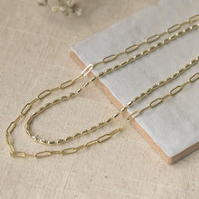Load image into Gallery viewer, Double Take Necklace- Gold
