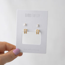 Load image into Gallery viewer, Duet Set - Fancy - Gold/Clear
