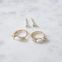 Load image into Gallery viewer, Duet Set - Opal &amp; Sparkle - Gold/Clear/Opalite
