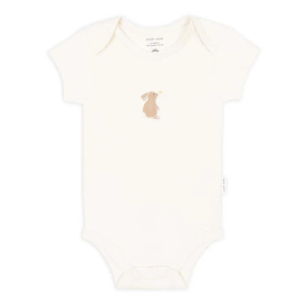 Embroidered Bunny Onesie