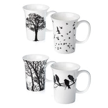 Load image into Gallery viewer, &#39;Eternal Silhouette&#39; Set of 4 Mugs

