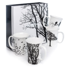 Load image into Gallery viewer, &#39;Eternal Silhouette&#39; Set of 4 Mugs
