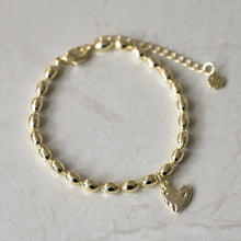Load image into Gallery viewer, Ever Heart Bracelet- Gold
