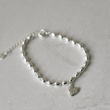 Load image into Gallery viewer, Ever Heart Bracelet- Silver
