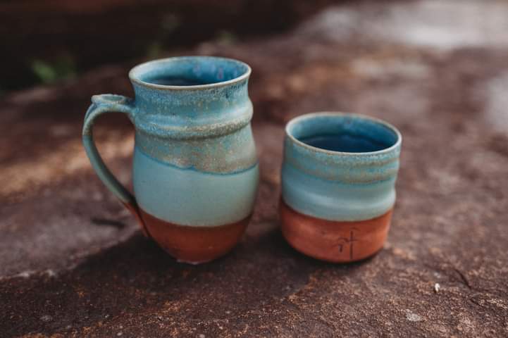 Spring Rain Coffee Tumbler