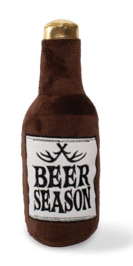 Beer Season Antlers Dog Toy