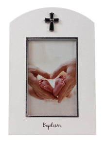 Baptism Frame with Cross