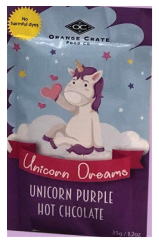 Unicorn Purple Single Serving Hot Chocolate