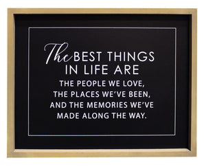 The Best Things Sign