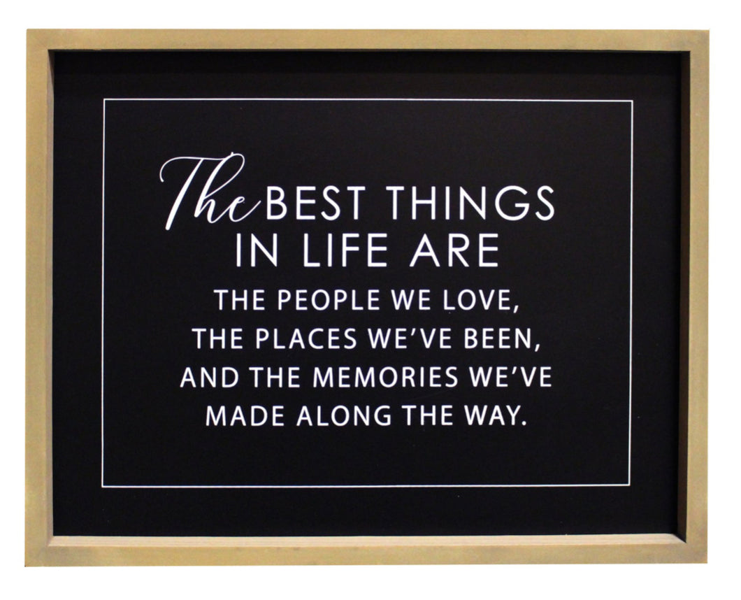 The Best Things Sign