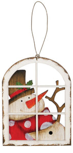 Snowman Window Ornament