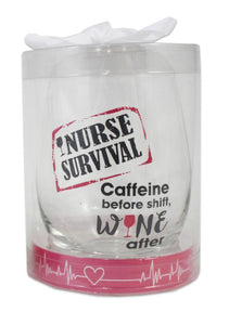 Nurse Survival - Steamless Wine Glass