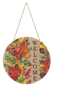 Fall Leaves Door Hanger