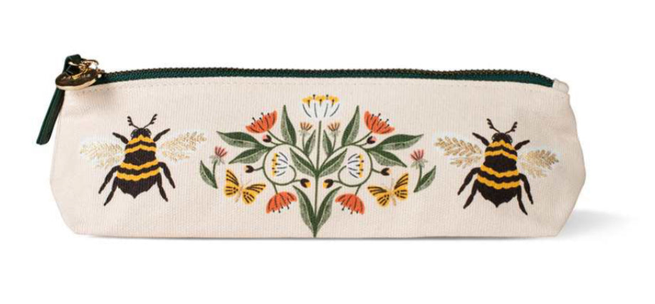 JT Bee Floral Pencil Pouch