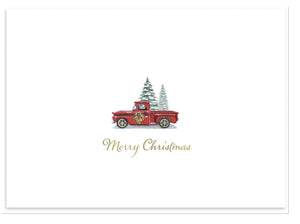 Red Truck Christmas Card