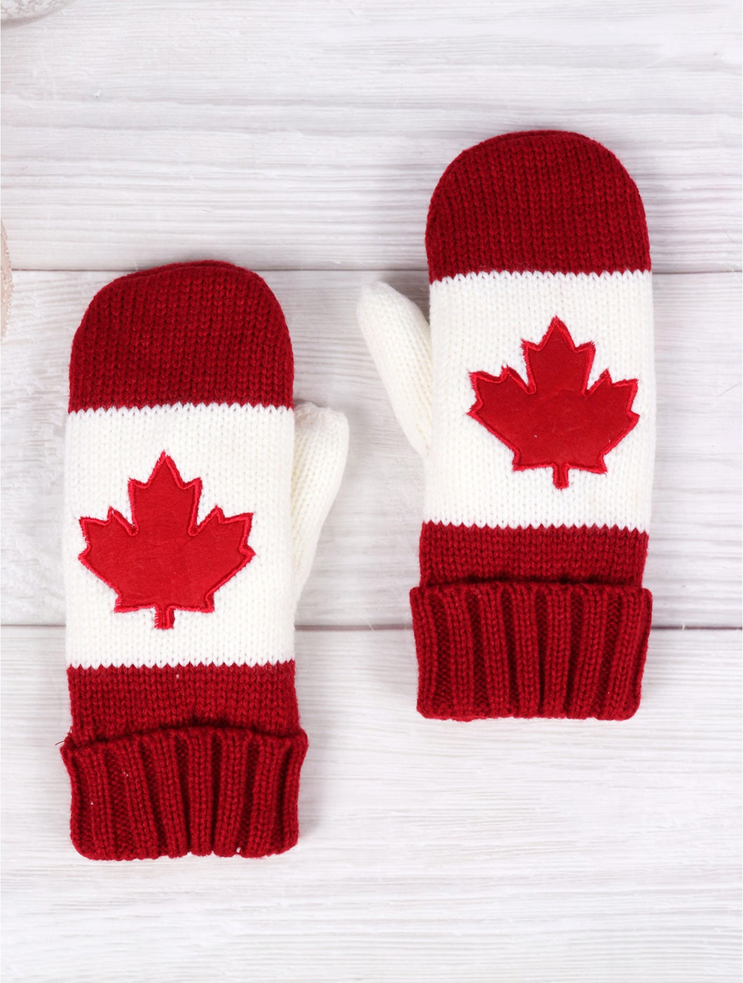 Canada Themed Mittens