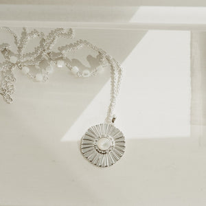 Godiva Necklace -SilverMother of Pearl