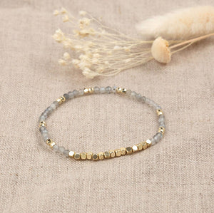 Gracey Bracelet - Gold/Labradorite