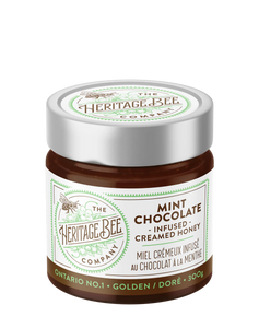 Mint Chocolate Creamed Honey