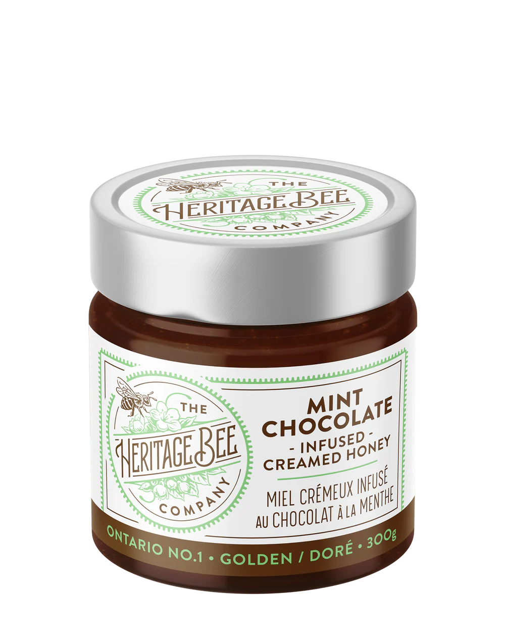 Mint Chocolate Creamed Honey