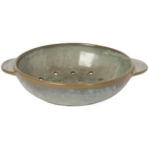Gray Stoneware Fruit Bowl