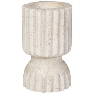 Iona Travertine 4 Inch Candle Holder