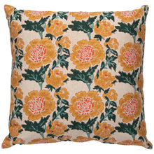 Load image into Gallery viewer, Goldenrise Block Print Pillow
