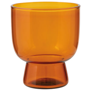 Pedestal 7oz Glass - Amber