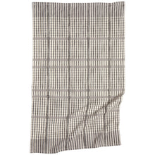 Load image into Gallery viewer, Pewter Finley Check Dishtowels - Set of 2
