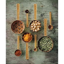 Load image into Gallery viewer, Zest Enameled Measuring Spoons - Set of 4
