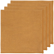Load image into Gallery viewer, Ochre Montage Napkins - Set of 4
