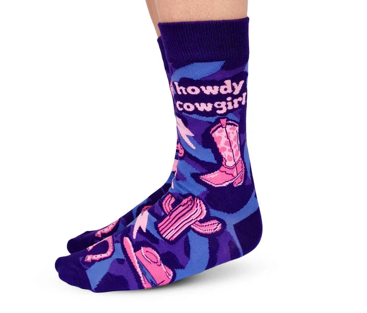 Howdy Cowgirl Socks - For Her