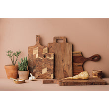 Load image into Gallery viewer, Acacia Chevron 20 Inch Serving Paddle

