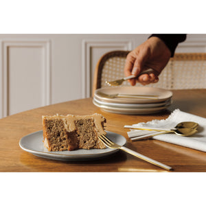 Ivory/Gold Dessert Forks - Set of 4